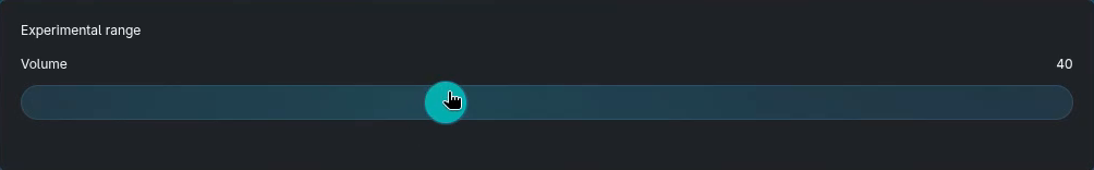 Unfilled native range before enabling either JavaScript option